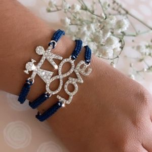 Set (3) de bracelets love kids